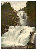 Reichenbach general view Bernese Oberland Vintage A4 Photo Print