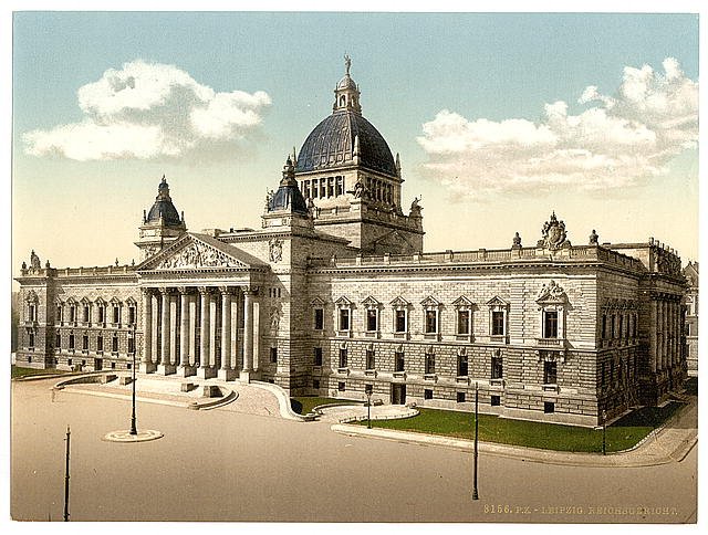 Reichsgericht Leipsig Saxony Vintage A4 Photo Print