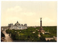Reichstag House with Triumphal Column Berlin Vintage A4 Photo Print