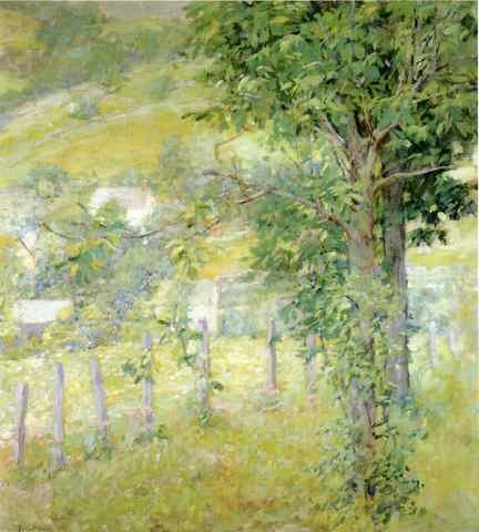 Reid Robert Lewis Hillside in Summer A4 Photo Print