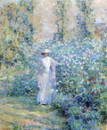 Reid Robert Lewis In the Flower Garden A4 Photo Print