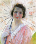 Reid Robert Lewis Lady with a Parasol A4 Photo Print
