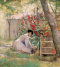 Reid Robert Lewis Tending the Garden A4 Photo Print