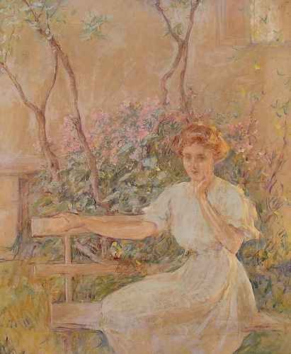 Reid Robert The Garden Seat A4 Photo Print