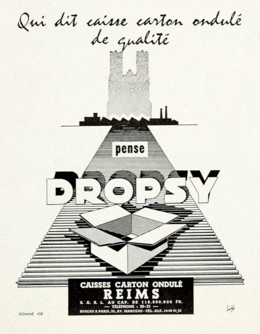 Reims Dropsy Boxes Vintage Retro Advert Ads A4 Photo Print