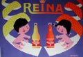 Reina Children Bottles Vintage Retro Advert Poster A4 Photo Print