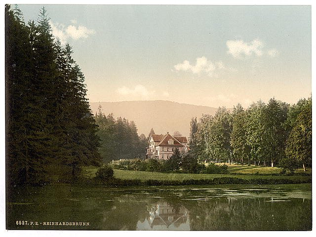Reinhardsbrunn Inn Friedrichrhoda Thuringia Vintage A4 Photo Print