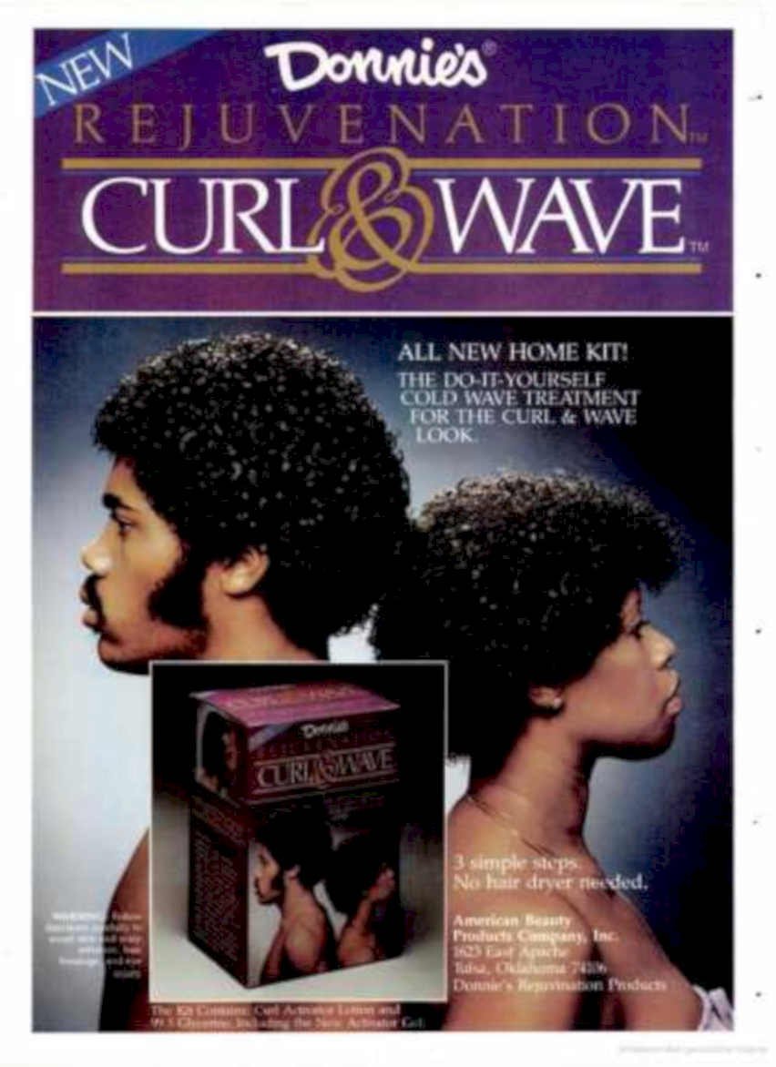 Rejuvenation Curl Wave Vintage Retro Advert Ads A4 Photo Print