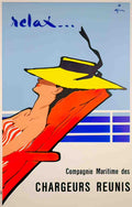 Relax Advert A4 Photo Print