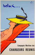 Relax Vintage Advert A4 Photo Print