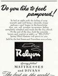 Relyon Spring Mattresses Vintage Retro Advert Poster A4 Photo Print
