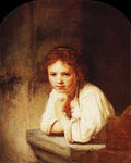 Rembrandt 45Girl A4 Photo Print