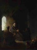 Rembrandt Anna and the Blind Tobit A4 Photo Print