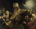 Rembrandt Belshazzar'S Feast A4 Photo Print