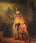Rembrandt Biblical Scene A4 Photo Print