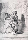 Rembrandt Child In Tantrum A4 Photo Print