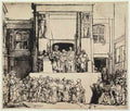 Rembrandt Christ Presented To The People 1655 A4 Photo Print