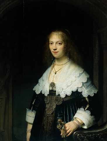 Rembrandt Portrait Of MariTrip 1639 A4 Photo Print