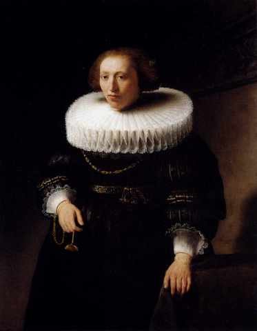 Rembrandt Portrait Of Woman A4 Photo Print