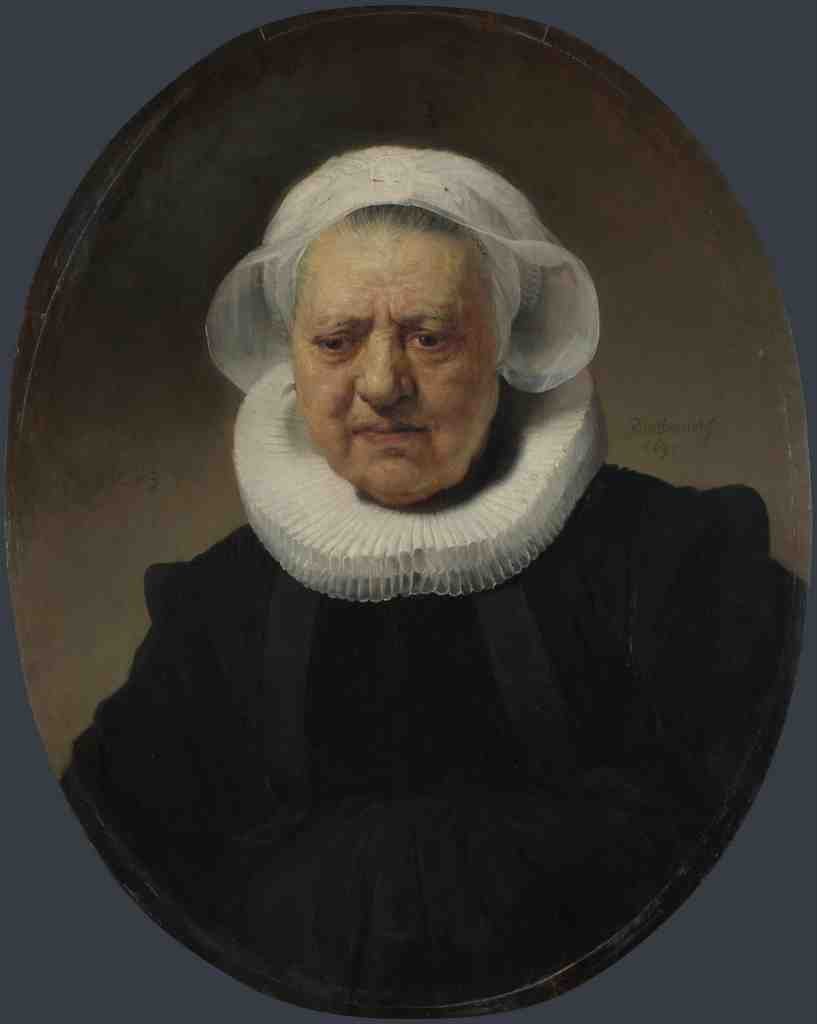 Rembrandt Portrait of Aechje Claesdr. A4 Photo Print