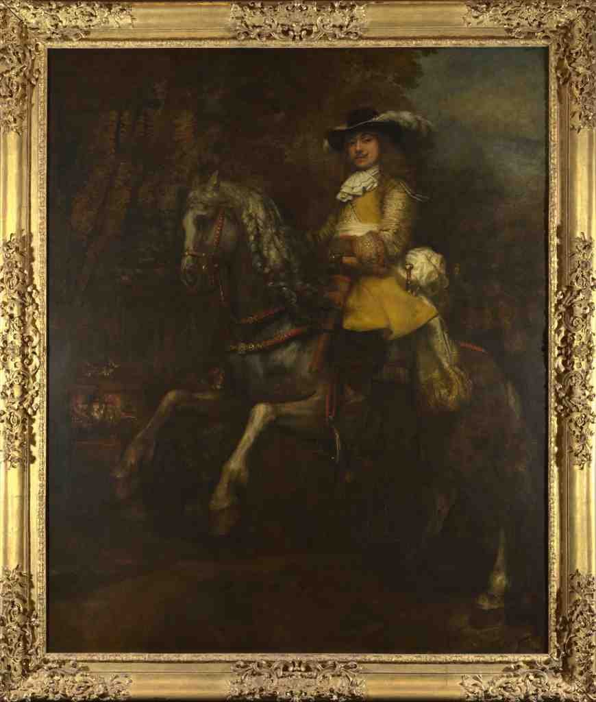Rembrandt Portrait of Frederick Rihel on Horseback A4 Photo Print