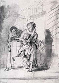Rembrandt Rembrandt Child In A Tantrum A4 Photo Print