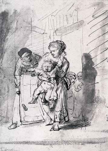 Rembrandt Rembrandt Child In A Tantrum A4 Photo Print