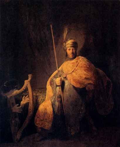 Rembrandt Rembrandt David Playing The Harp To Saul A4 Photo Print