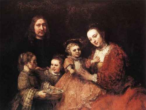 Rembrandt Rembrandt Family Group A4 Photo Print