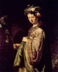 Rembrandt Rembrandt Saskia As Flora A4 Photo Print