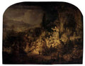 Rembrandt Rembrandt St John The Baptist Preaching A4 Photo Print