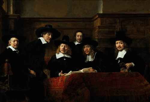 Rembrandt Rembrandt The Sampling Officials A4 Photo Print