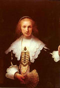 Rembrandt Rijn Rembrandt Van Agatha Bas A4 Photo Print