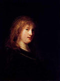 Rembrandt Saskia Wearing A Veil A4 Photo Print