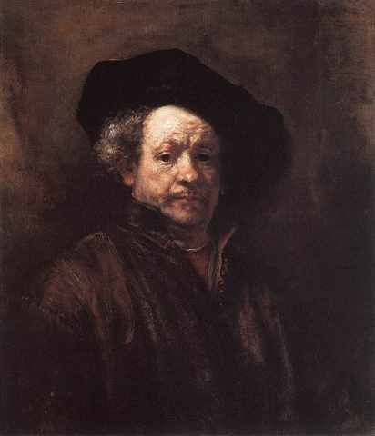 Rembrandt Self Portrait 1660 A4 Photo Print
