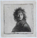 Rembrandt Self Portrait Frowning 1630 A4 Photo Print
