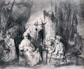 Rembrandt Studio Scene With Sitters A4 Photo Print