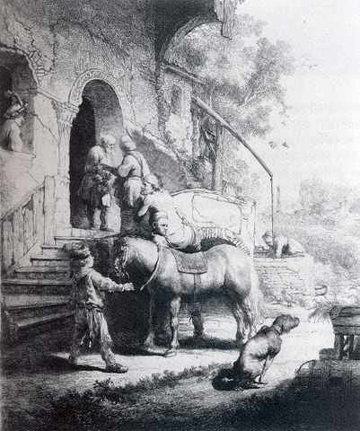 Rembrandt The Good Samaritan A4 Photo Print