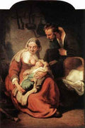 Rembrandt The Holy Family A4 Photo Print