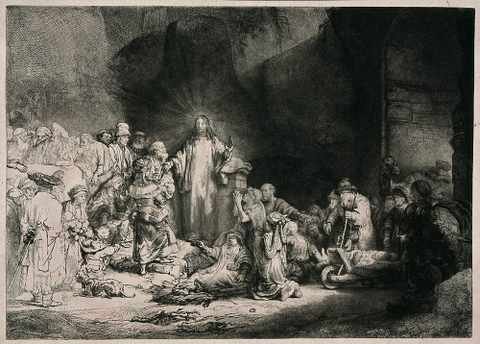 Rembrandt The Hundred Guilder A4 Photo Print