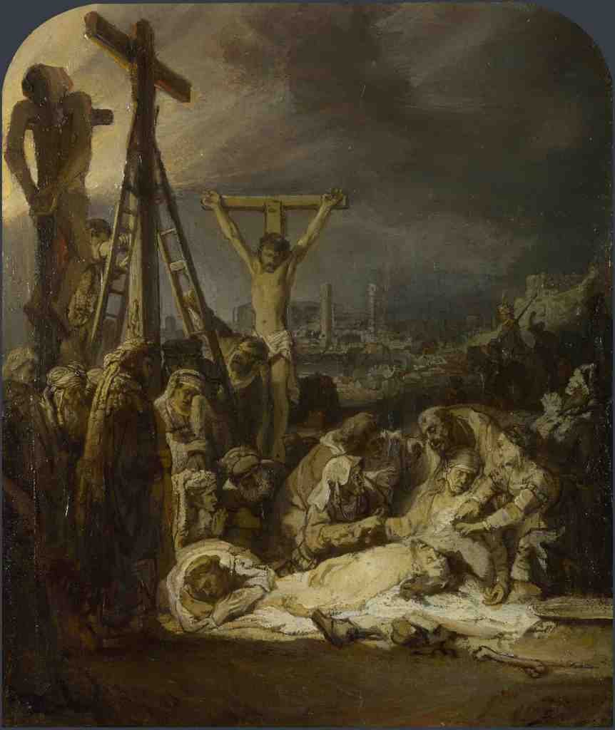 Rembrandt The Lamentation over the Dead Christ A4 Photo Print
