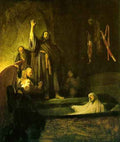 Rembrandt The Raising of Lazarus A4 Photo Print