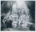 Rembrandt The Three Crosses 1653 A4 Photo Print