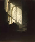Rembrandt a man in a room 1630 Art A4 Photo Print