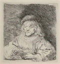 Rembrandt a man playing cards 1641 Art A4 Photo Print