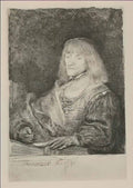 Rembrandt a man with a crucifix and chain 1641 Art A4 Photo Print