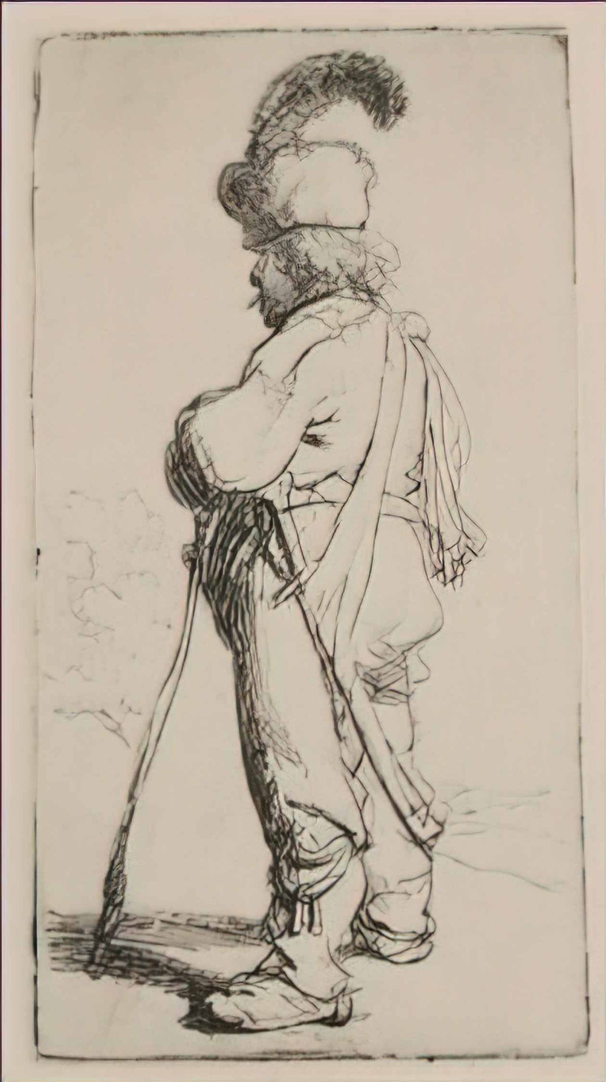 Rembrandt a polander turned to the left 1632 Art A4 Photo Print