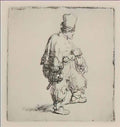 Rembrandt a polander walking towards the right 1635 Art A4 Photo Print