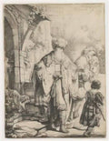 Rembrandt abraham dismissing hagar 1637 Art A4 Photo Print