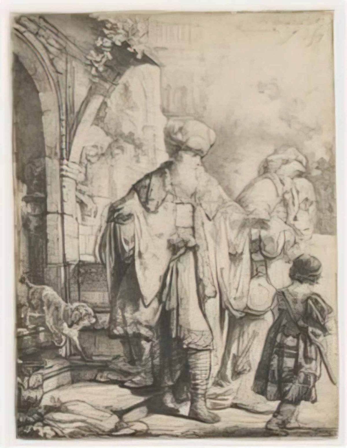 Rembrandt abraham dismissing hagar 1637 Art A4 Photo Print